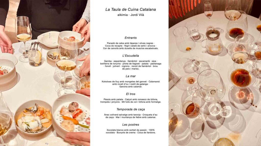 alkimia restaurant: llarga vida a la taula!