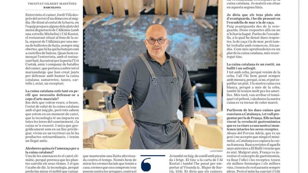 Entrevista al diari Ara