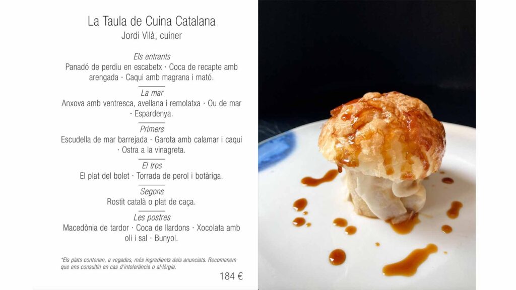 Nova Taula de Cuina Catalana a l’alkimia