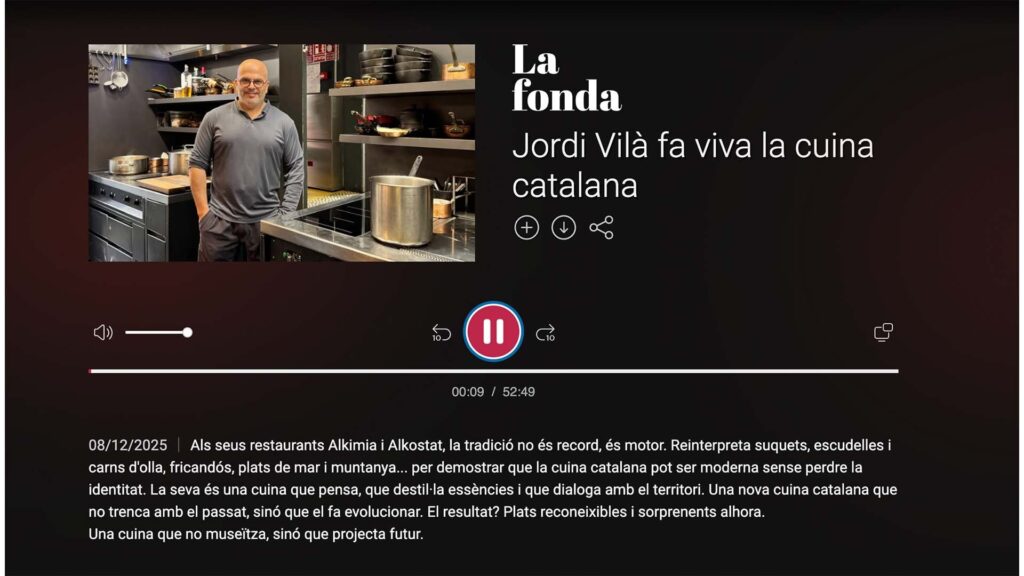 Entrevista a “La Fonda” de Catalunya Ràdio
